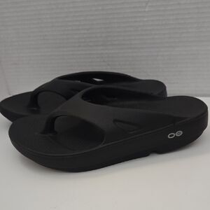 OOFOS Women's Black Comfort Sandals